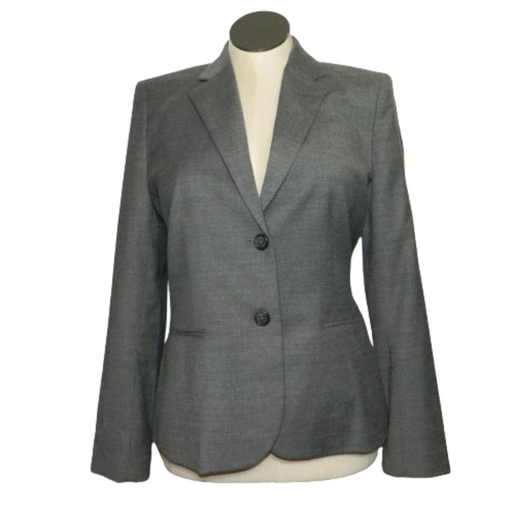 Lauren Ralph Lauren $295 PRES19 Grey Blazer Jacket Sx 10 NWT!